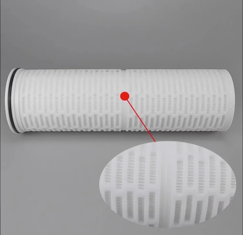 Industrial Large Flux Pleated Cartridge Filter High Flow Filter Cartridge For Seawater Purification System