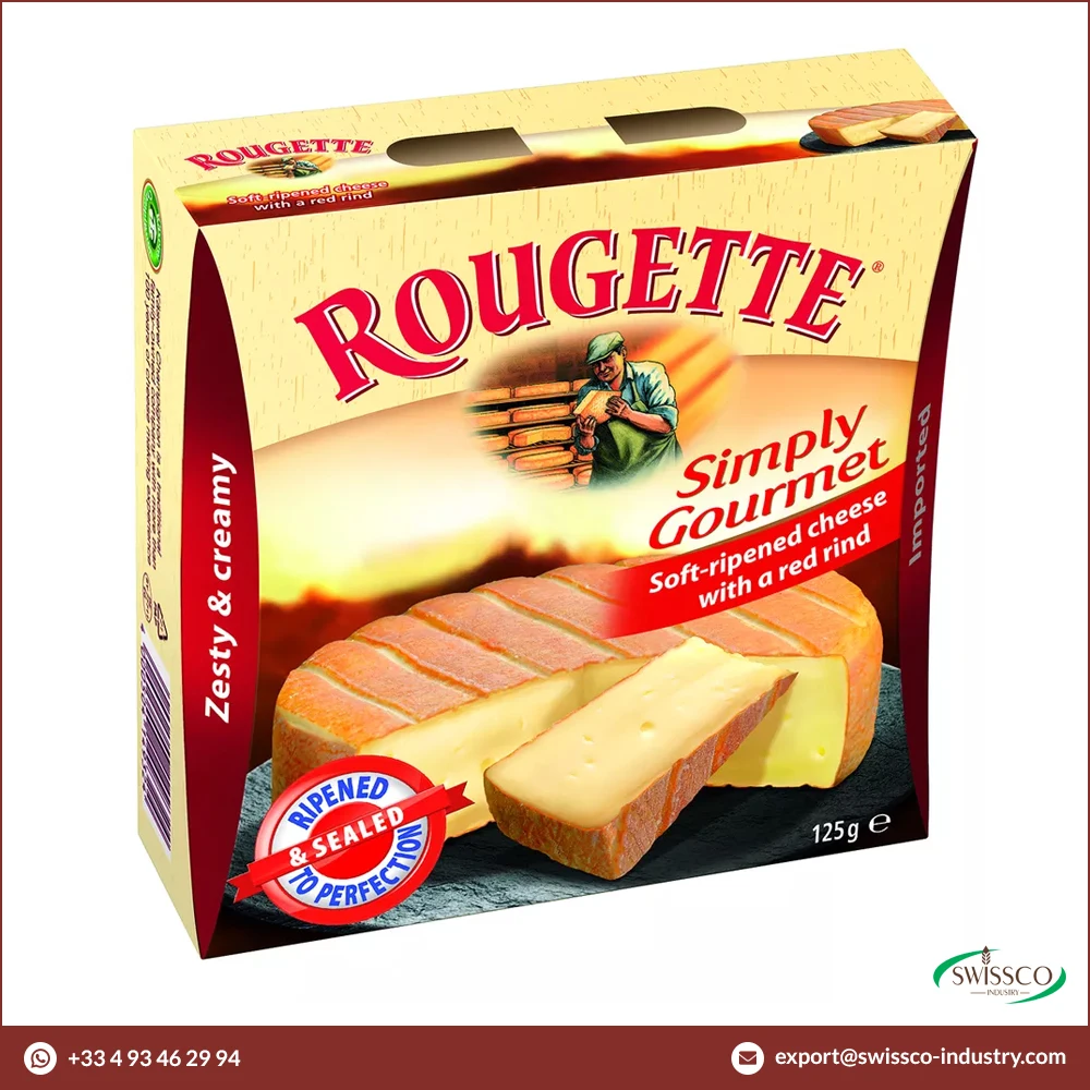 Global Distributor Selling Rougette Landkase 2kg Creamy Red Cheese with Long Shelf Life
