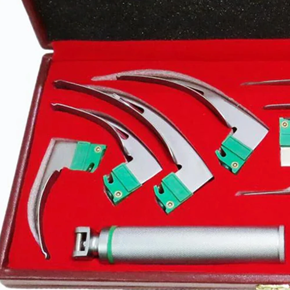 Macintosh fiber optic disposable laryngoscope/laryngoscope set Medical Surgical Equipment Optical Fiber Laryngoscope Set
