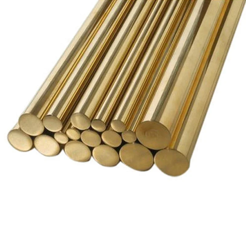 In Stock High Quality Metal Rod Brass Copper Round Solid Bronze Brass Bar
