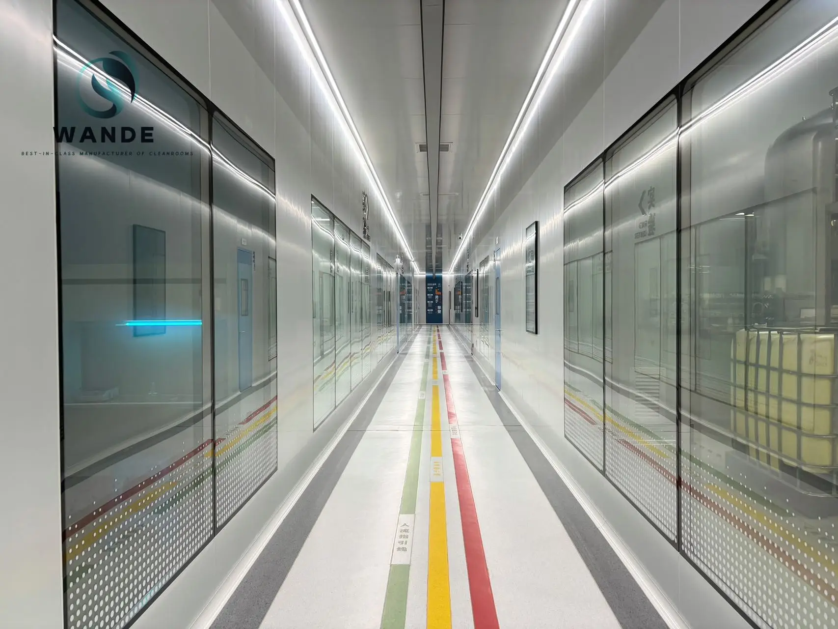 New Gmp Cleanroom Epoxy LED Panel Cleanroom GMP Gowning for Manufacturing Plant Industries Cleanroom