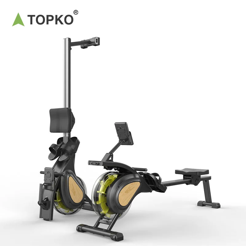 TOPKO High Quality Commercial Rowing Machine for Home Use Fitness Gym Equipment Water Rower Machine