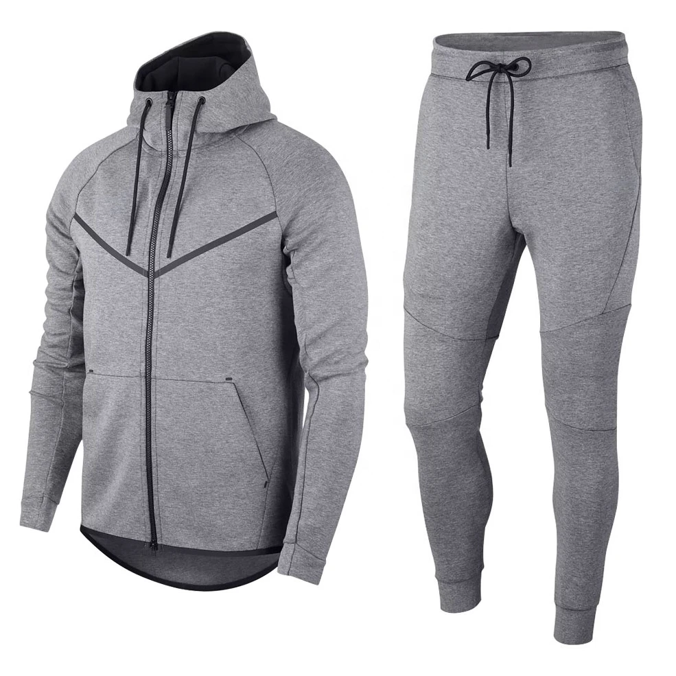 Wholesale premium quality OEM service Cheap Blank athletic clothing set tracksuit with custom logo mens winter own design