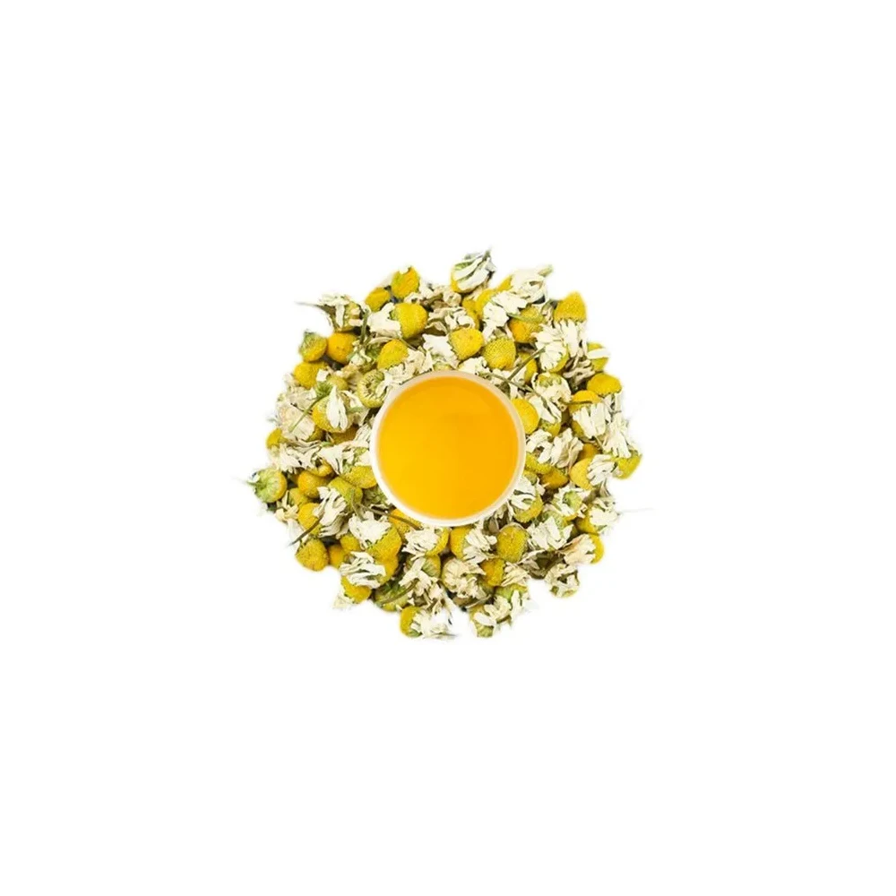 Worldwide Selling Natural & Fresh Blended Chamomile Green Tea Loose Leaf Tea Powder at Wholesale Price