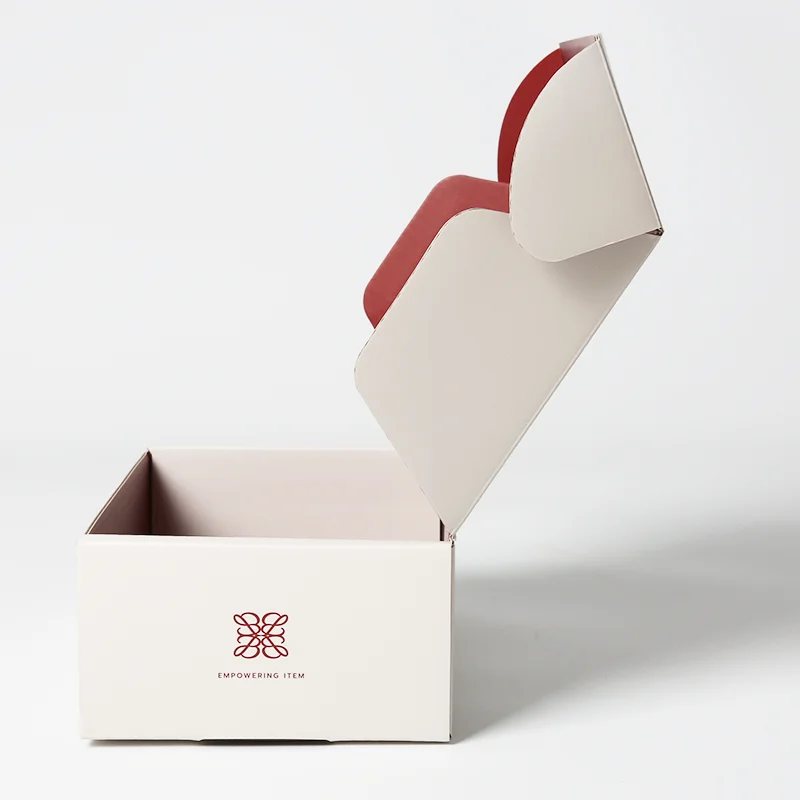 Темно-красная Экологически чистая картонная коробка для упаковки ювелирных изделий на заказ упаковка круглая двусторонняя печать