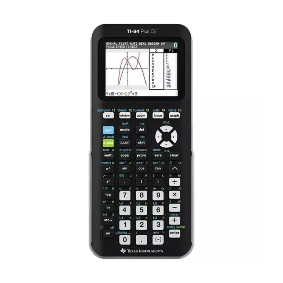NEW Calculators Instruments TI-84 Plus CE Color Graphing Calculator Black 7.5 Inch Scientific Calculator for Student