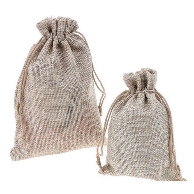 Hot-selling Wholesale Small Custom Burlap Hessian Sack Cheap Price Eco-friendly Calico Jute Drawstring Gift Bag From Bangladesh