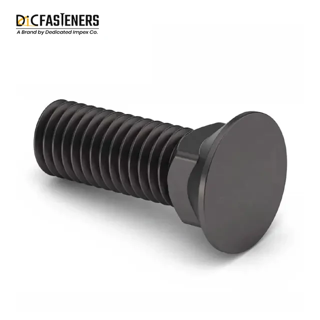 DIN605 DIN608 Grade 8.8 10.9 12.9 Plow Bolts with Hex Head M12 Model Number M20 Thread Size 8mm-45mm Length Bag Packaging