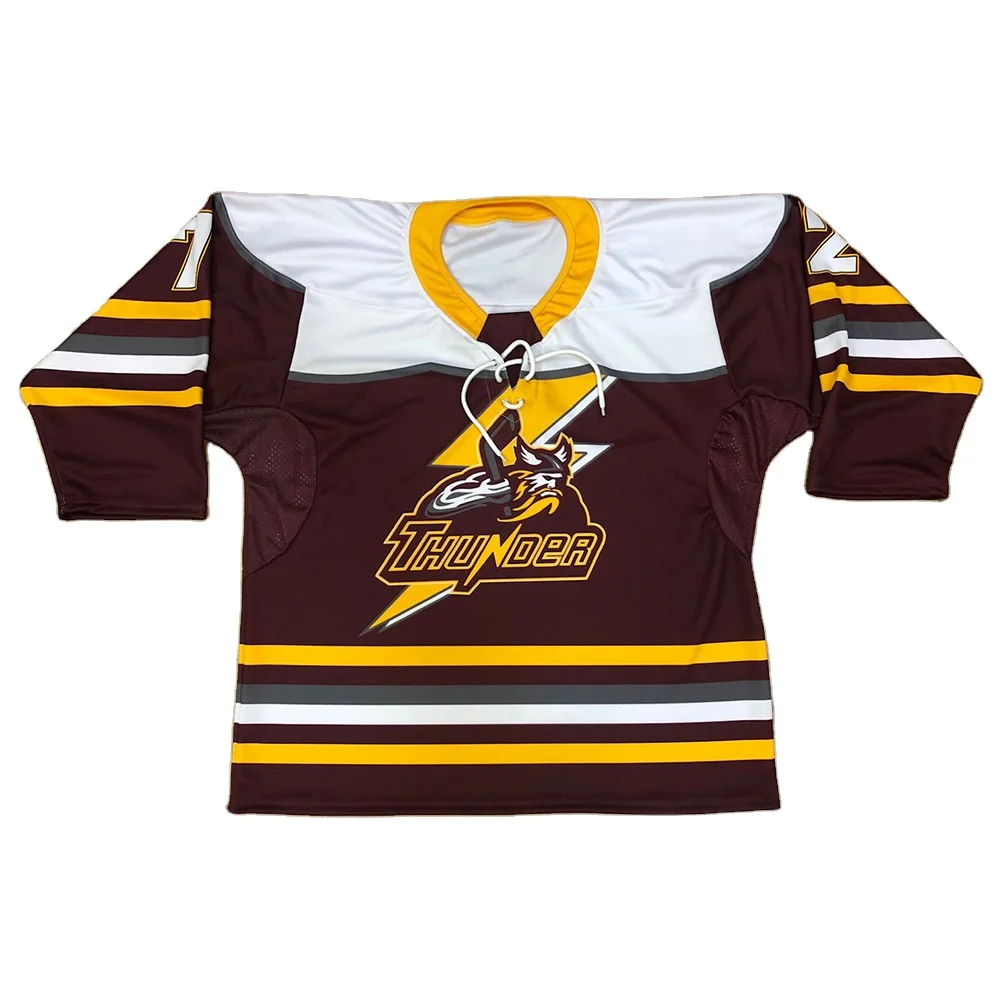 New Design Wholesale Price Custom Size Ice Hockey Jersey Custom Sublimation Printing Ice Hockey Jerseys