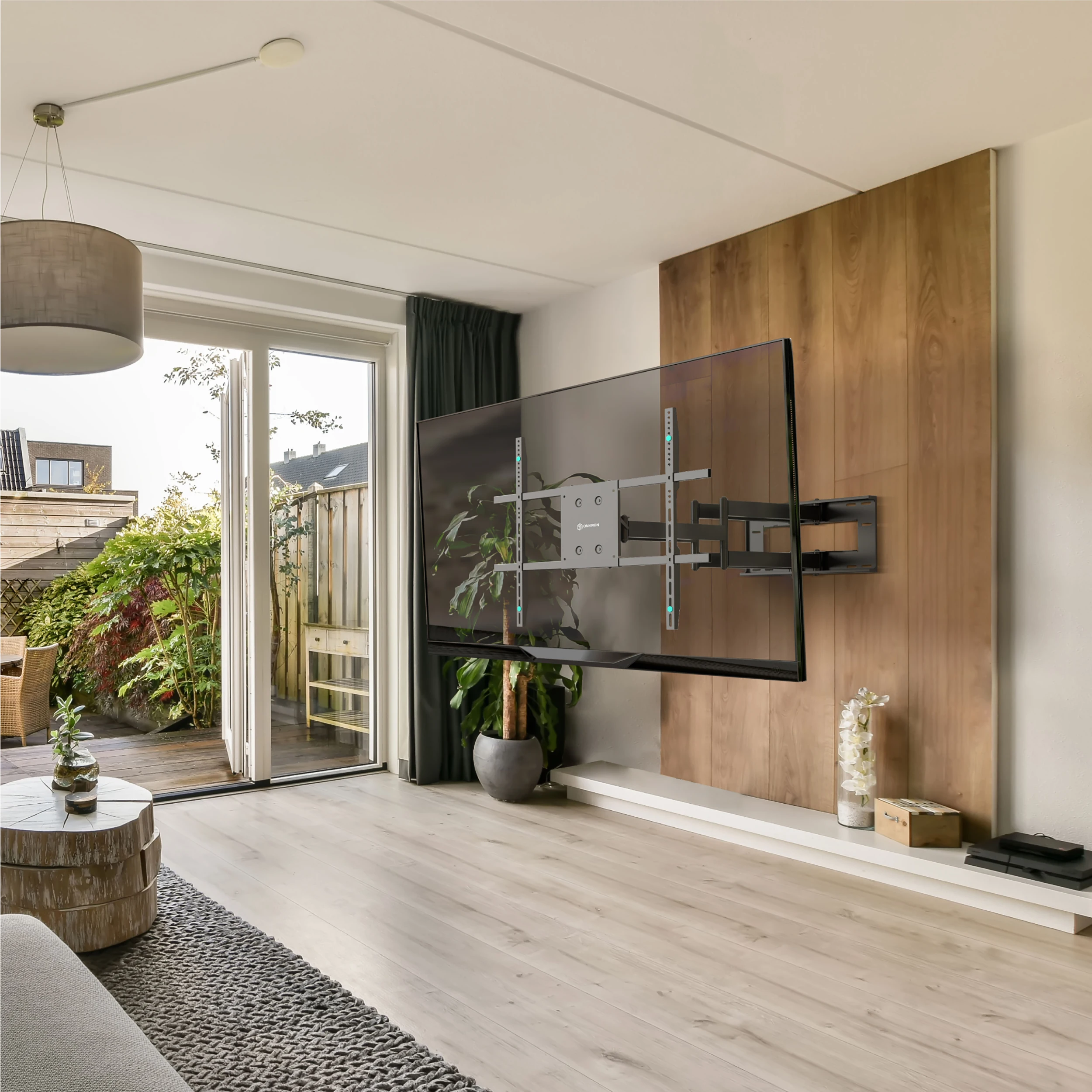 Оптовая продажа кронштейн ONKRON для телевизора с полным движением телевизоров диагональю 42-110 дюйма до 220 фунтов поворотом и наклоном длинной рукояткой-40 дюймов VESA 800x600