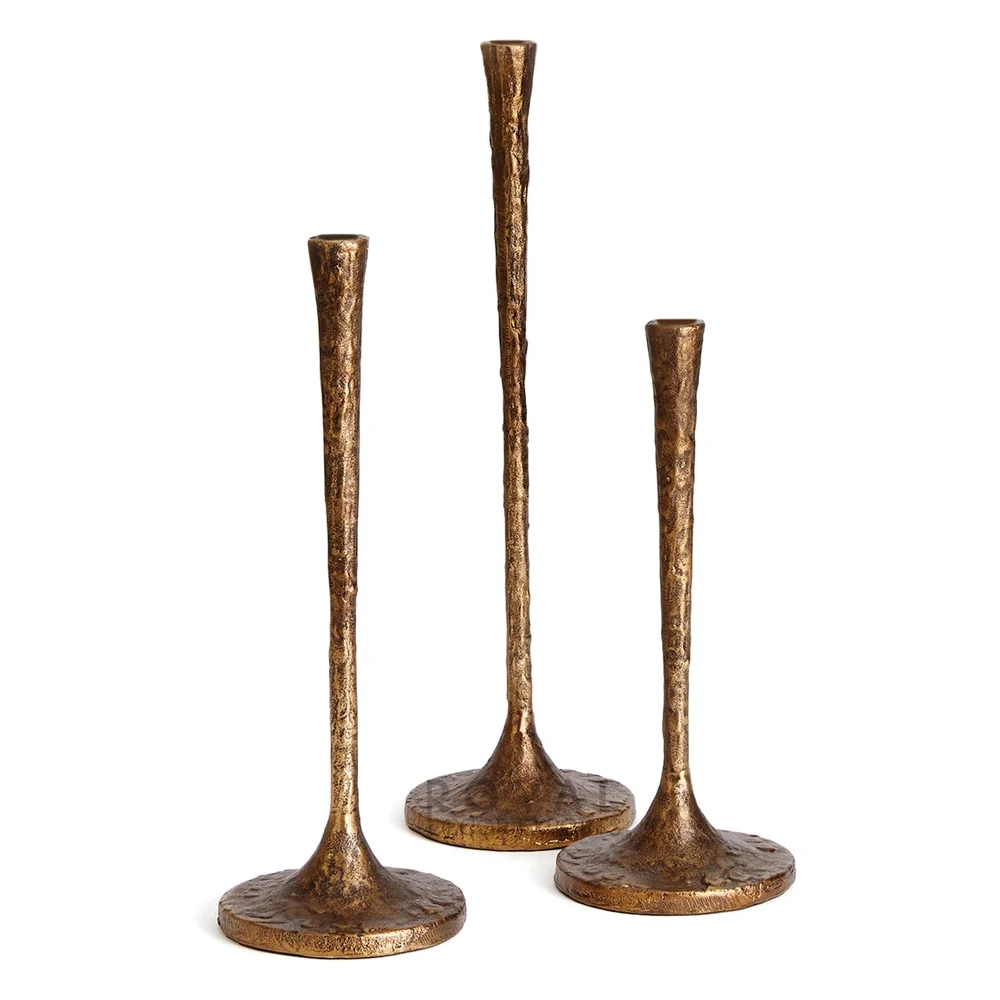 Gold Plated Candlesticks Wedding Metal Pillar Candle Holder Decorative Pillar For Balcony For Wedding Decor Outdoor Pillars Gold