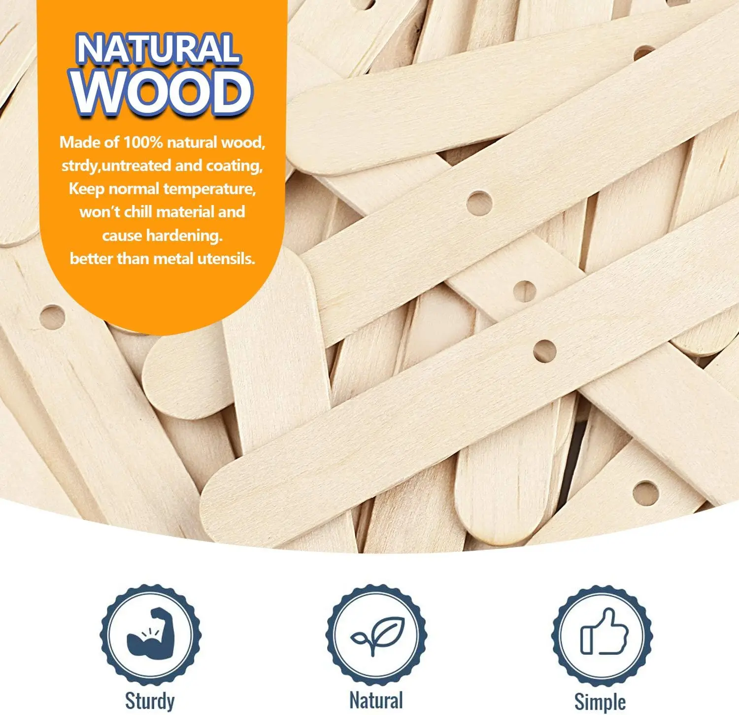 4.4Inches DIY Wooden Candle Wick Holders and Wick Clips for Candle Centering Tool Fragrance Accessories