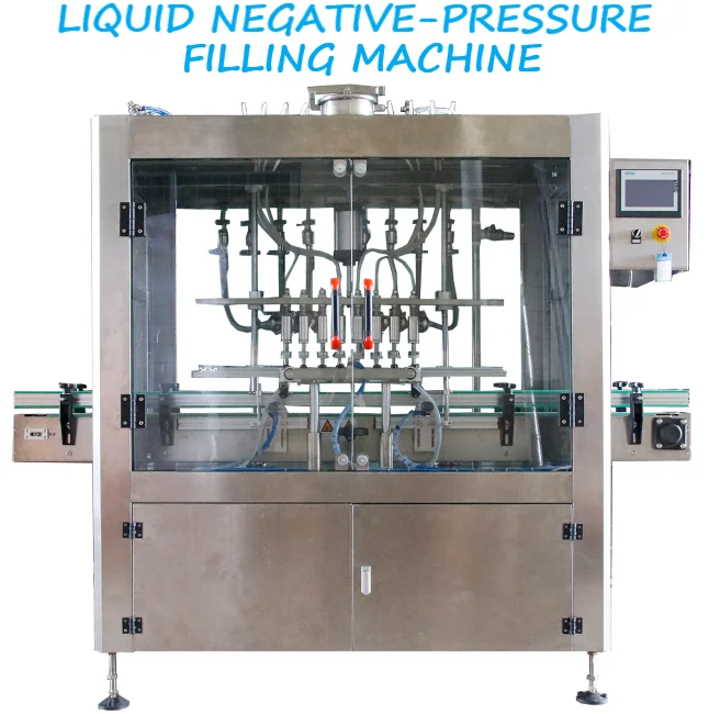 High Quality Negative Pressure Soda Beer Glass Bottle Filling Machine Grape Wine Bottling Production Machine