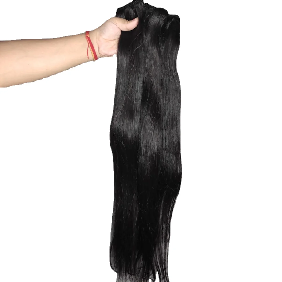Thick Bottom Strong Weft Raw Virgin  24 Inch Indian Raw Human Hair Extensions