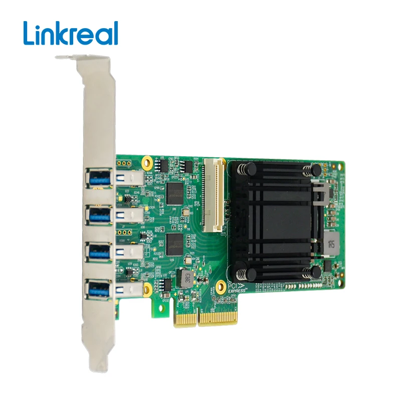 Linkreal LRSU3A42-4A PCIe x4 на 4 порта USB 3 1 карты расширения
