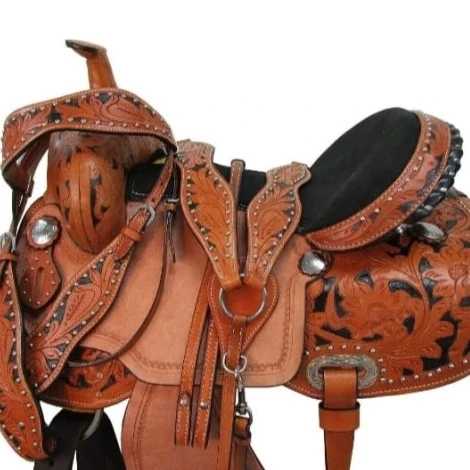 Wholesale Price Available of Portable Latest Western Dressage Saddles For Horses Leather Western Riding Horse Saddle