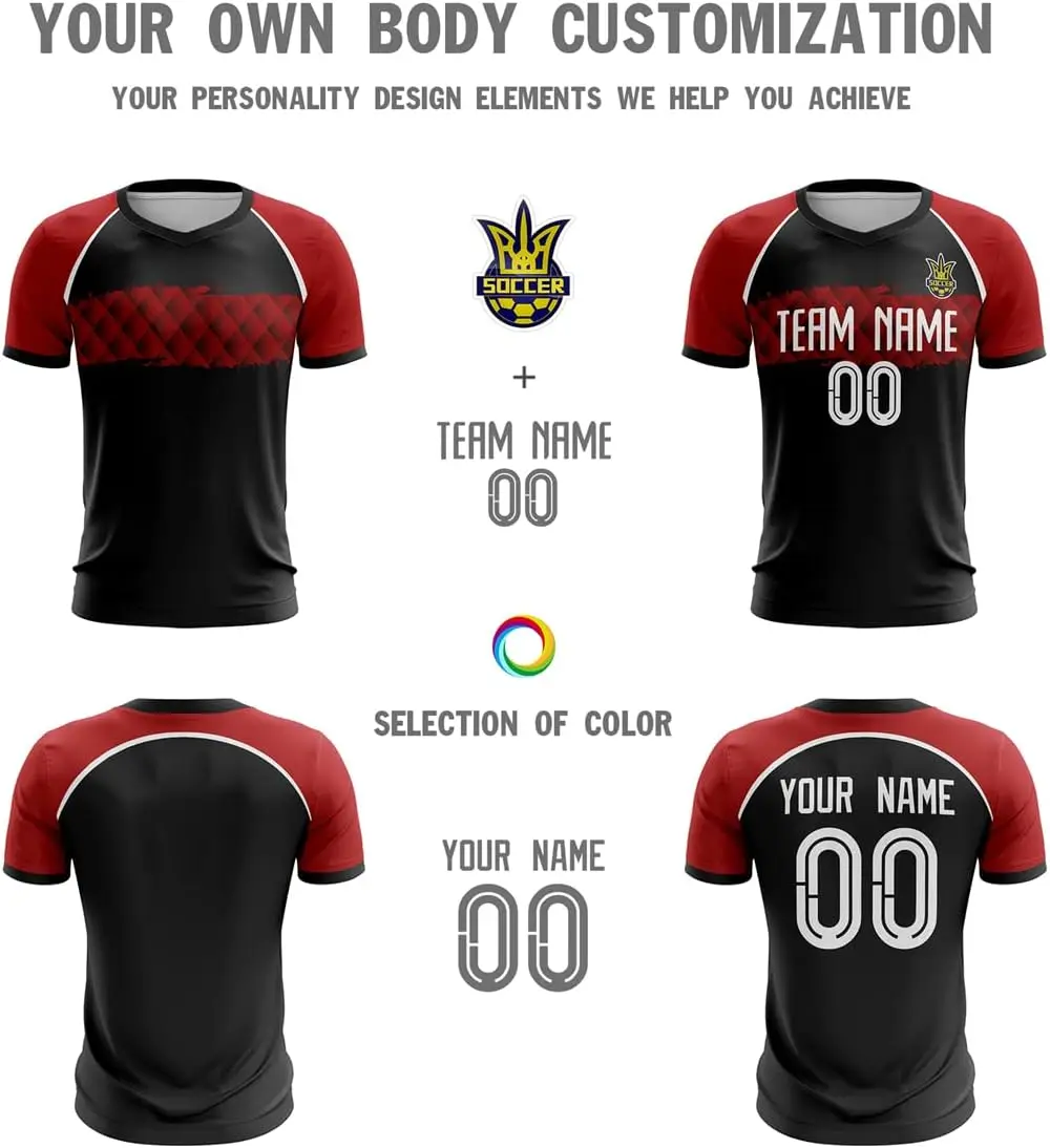 Wholesale High Quality Newly Designed Breathable Fabric Football Jersey Custom Sublimation Soccer Jersey