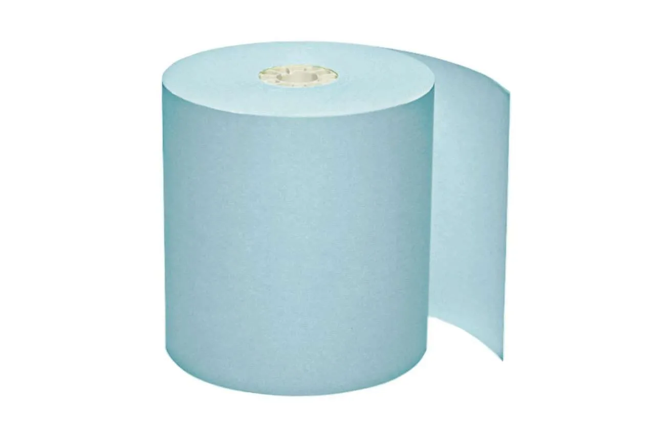 Thermal paper rolls for ECG printers and medical charts, measuring 3 x 6 and 12 channels.