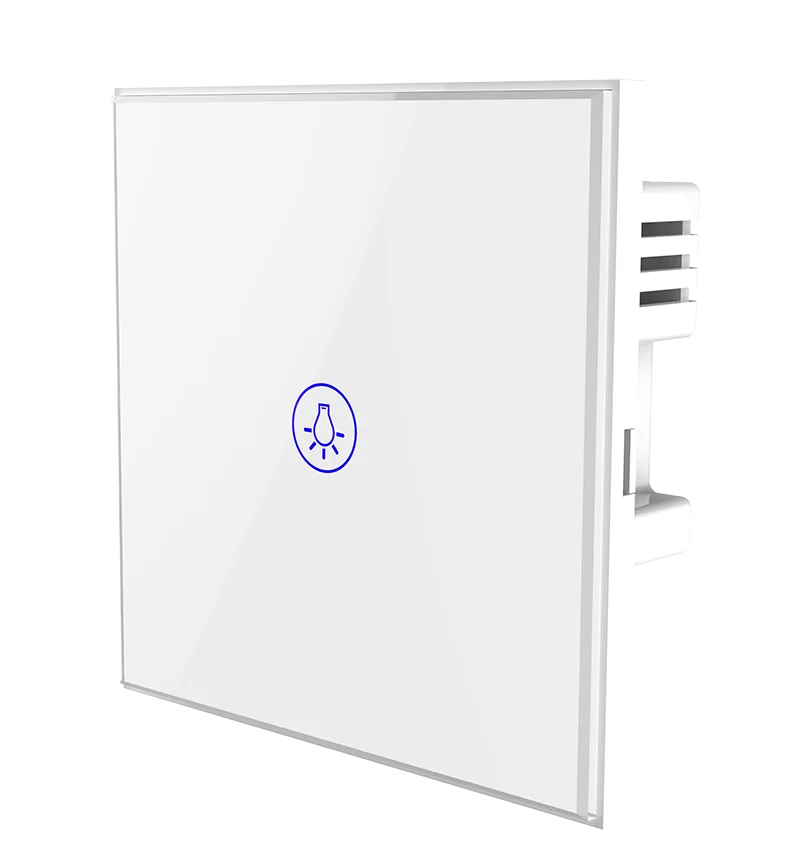 Smart wall touch switch smart Home Automation Fox Domotics google home alexa voice control capacitive touch switch