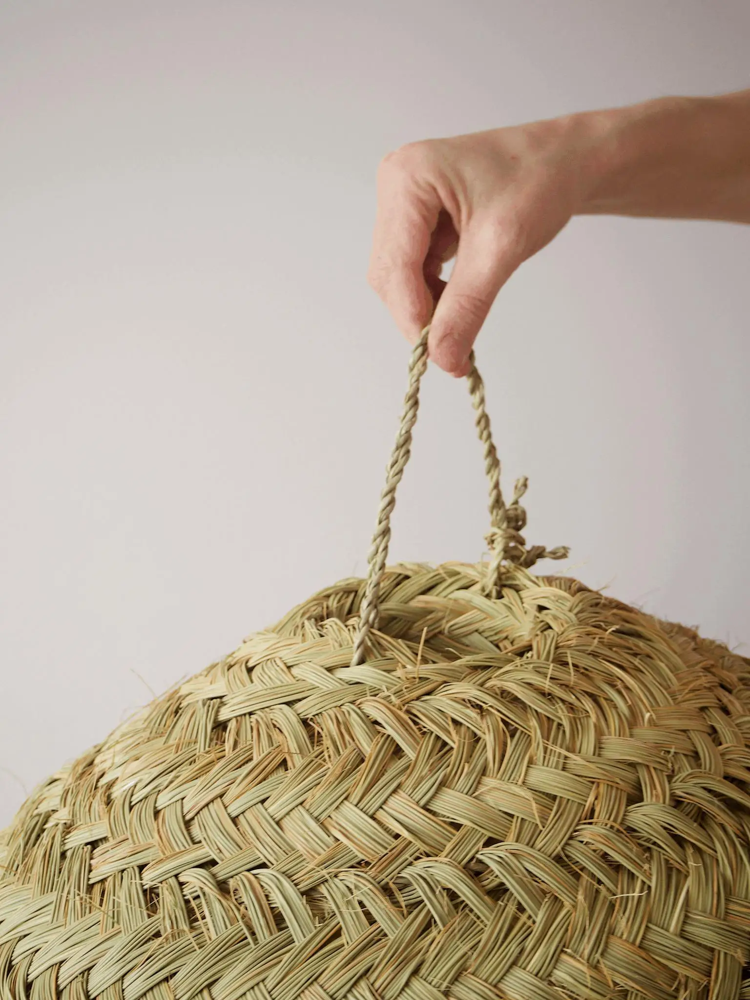 Best Seller Palm Leaves Chandelier Pendant Light Bohemian Style Large Wicker Lampshade Of Their Stems Halfa