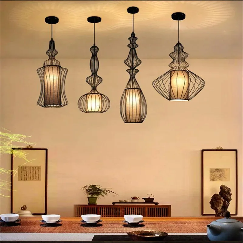 Modern American Vintage Home Lighting Pendant Lamp Suspension Luminaire Dining Room Bedroom Ceiling Install Bulb Light Source