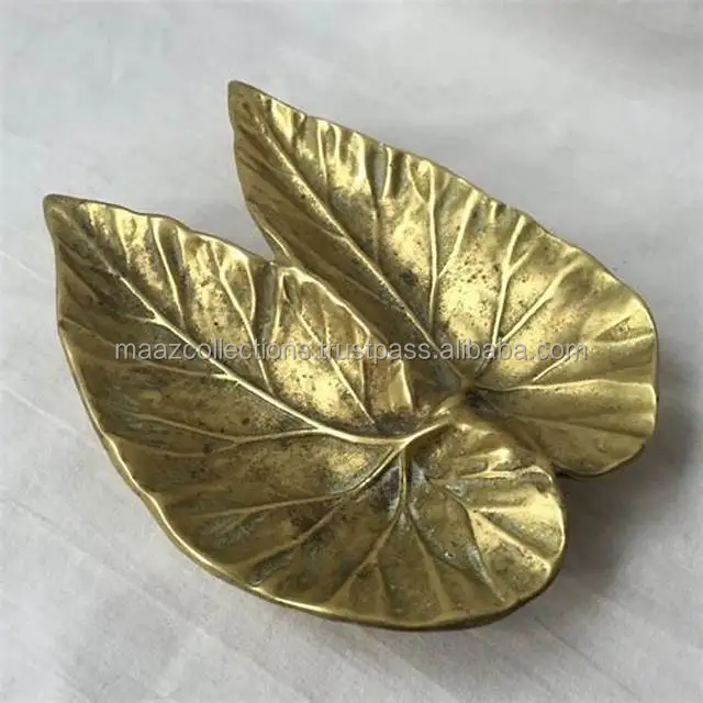 Antique Designer Tableware Serving Platters and Bowls Maple Shape Platters for Home and Hotels Leaf Shape Bowl Dishes and Trays