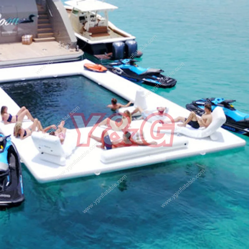 Y&G Purchase Wholesale inflatable yacht dock inflatable dock platform inflatable docking station