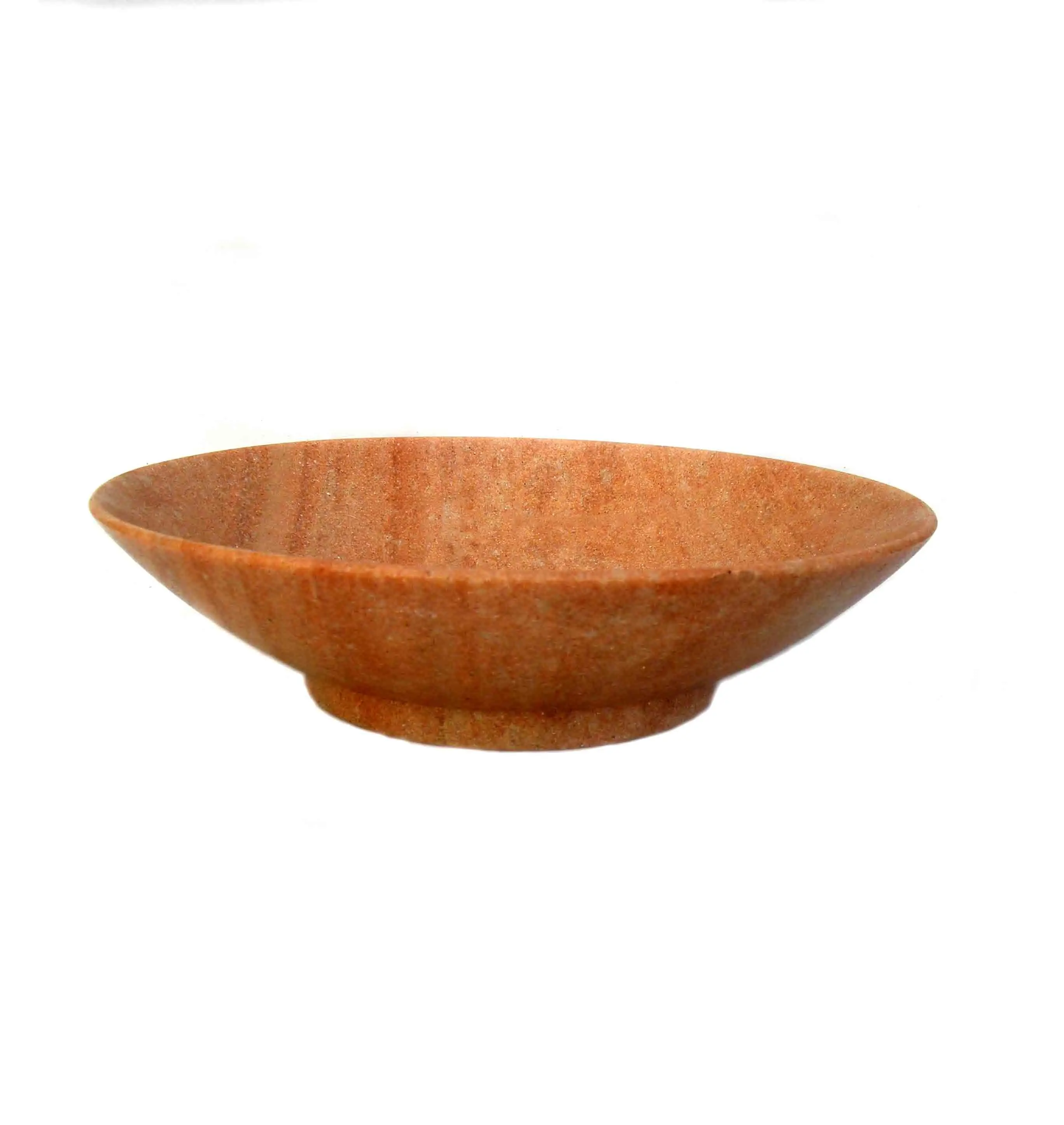Kitchenware Natural Stone Sandstone Pot Rainbow Color Bowl Fruit Vegetable Bowl Multipurpose Serving Salad  Platter