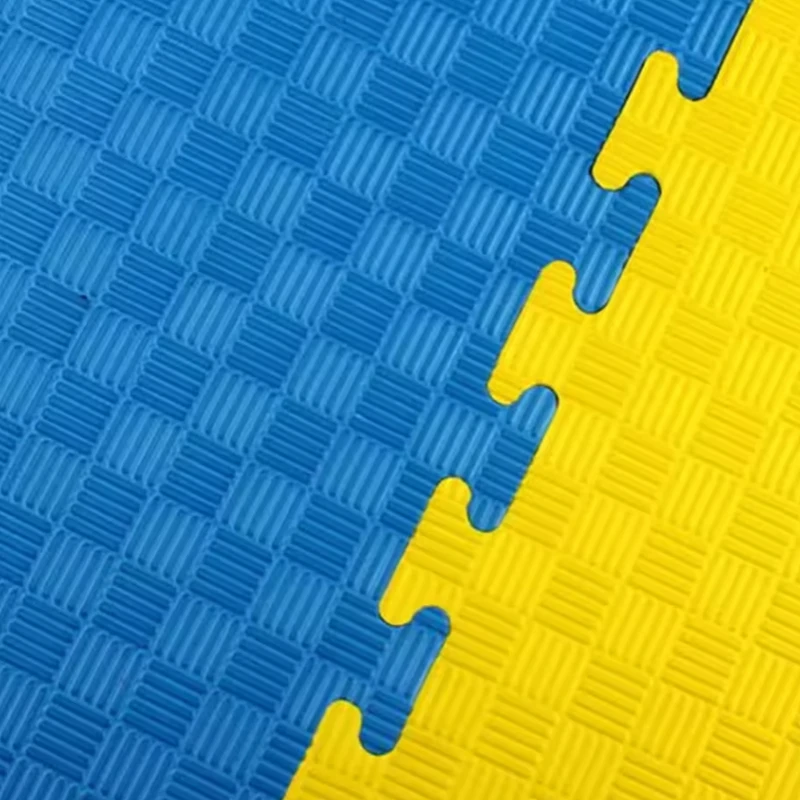 Напольный коврик-головоломка 1mX1m из пены EVA для карате тхэквондо йоги и упражнений индивидуальный логотип противоскользящее применение