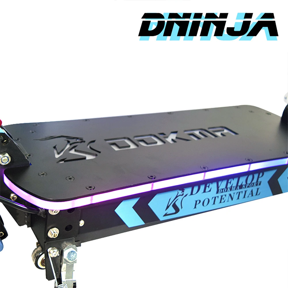 Dokma 11 дюймов синий D-Ninja Лидер продаж Новый дизайн двойной мотор 60 В 6000 Вт/72 7000 Вт высокоскоростной