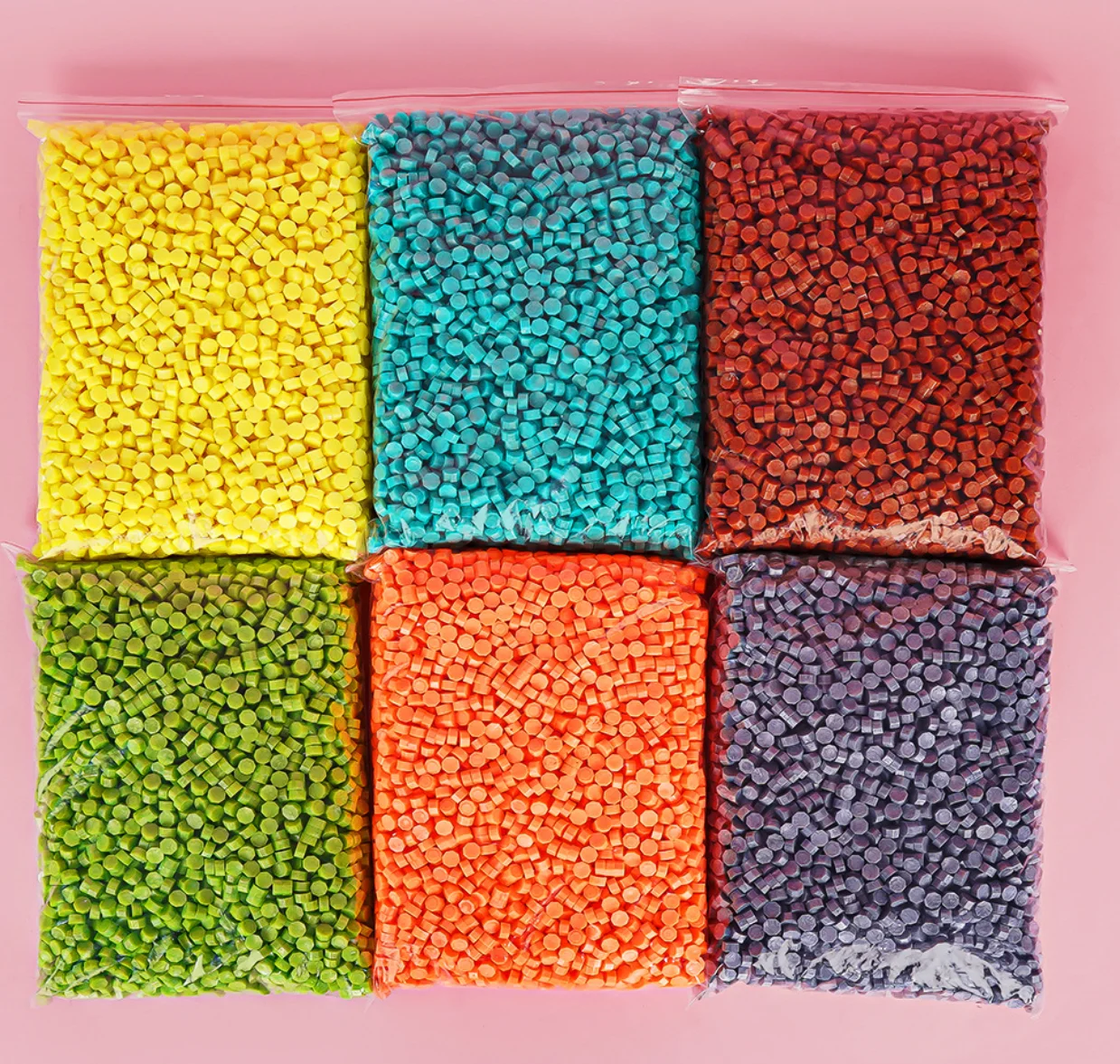 500g Colors Stamp Wax Seal Bead Stamp Wax Stamp Set Seal Sealing Wax Beads