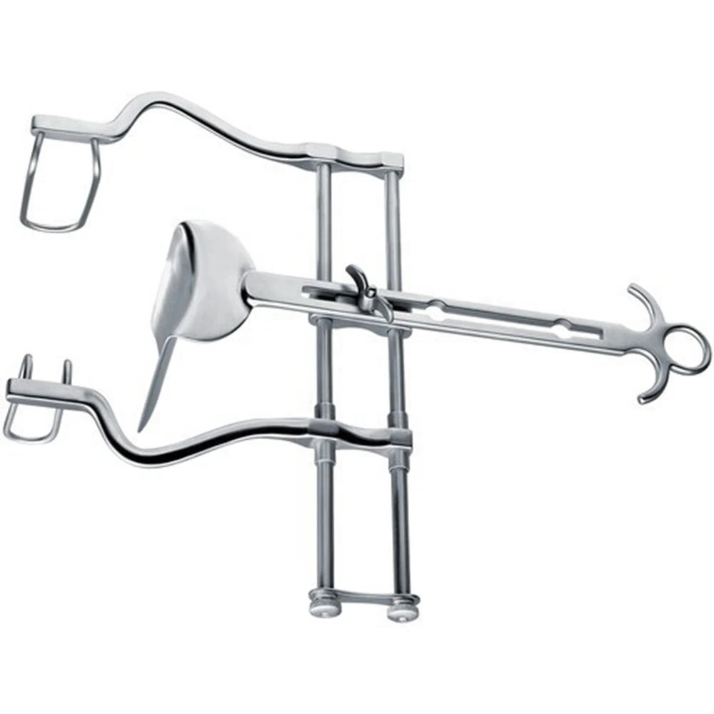 Surgical Instruments Balfour Abdominal Retractor With Solid Side Blades Veterinary Instruments