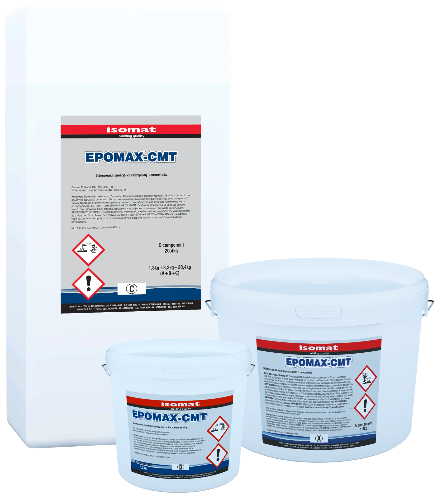 3-component, thixotropic, solvent-free epoxy mortar for walls and floors | EPOMAX-CMT