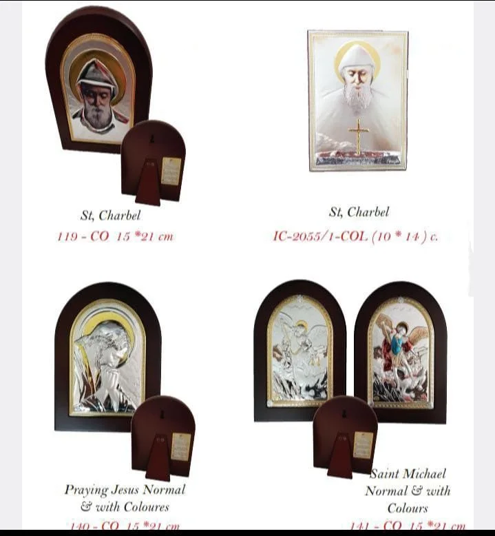 holy land silver plated icon /Jesus Christ