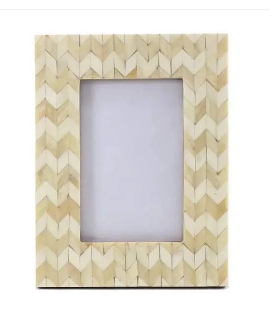Hot Selling Rectangles Shape Decorative Horn Photo Frame Room Decor Picture Photo Frame Vintage Decor Frame For Wholesale Price