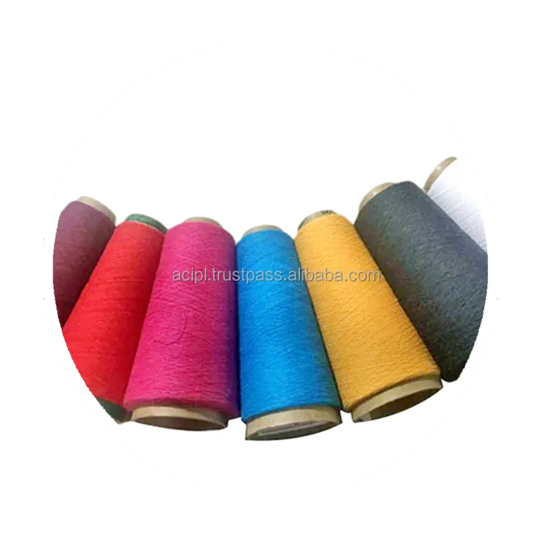 High quality recycled yarn open end yarn Count 20s to 40s for textiles and garments with customised packing
