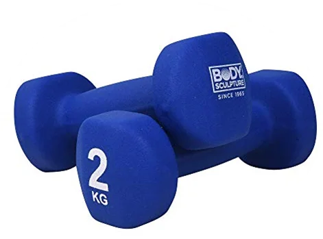 Cheap Home  Exercise Bodybuilding Hand Weights Lifting Vinyl Coated Hexagonal Dumbbells 10kgs