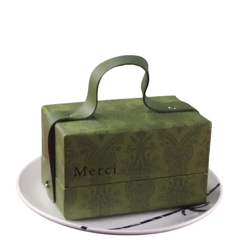 New High-end Custom Size LOGO Printed Gift Box Hot Sale For Wedding