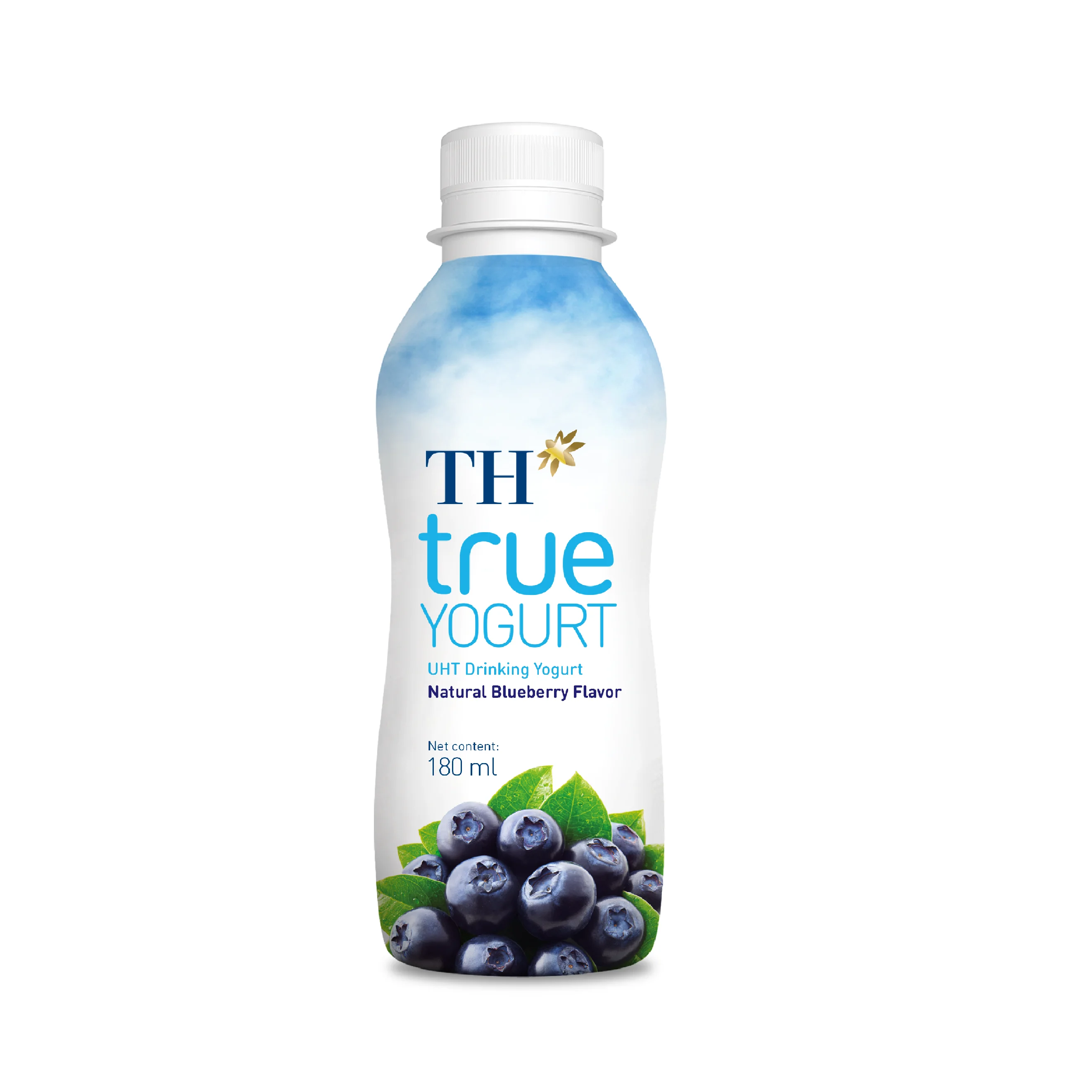 UHT Drinking Yogurt Natural Blueberry 180ml Healthy Adults Children Fruity Flavor Organic Milk Yogurt