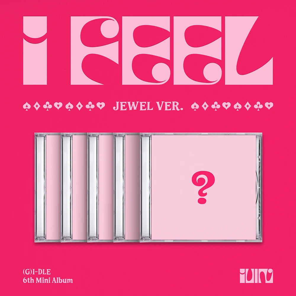 [Официальный Альбом KPOP] Korean KPOP IDOL Boy Group Girl (G)I-DLE 6-й мини-альбом [I feel]