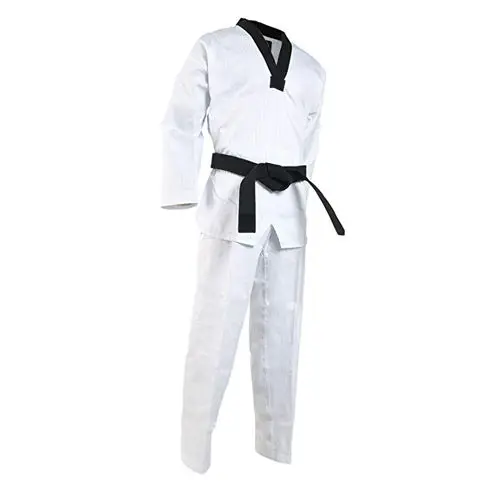 Wholesale Cheap Price Martial Arts Wear Taekwondo Fighting Uniforms Lightweight Comfortable High Quality Cotton OEM Service