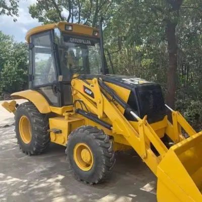Well-maintained Quality reliable CAT426 used wheel loader towable backhoe in Stock