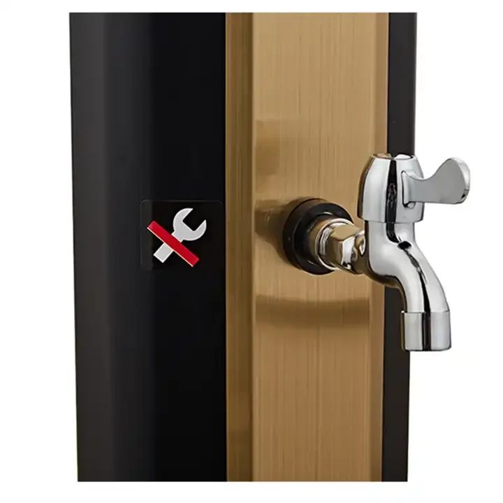 Energy Saving New Arrival 35L Golden Brushed Nickel Portable Outdoor Shower for Pools