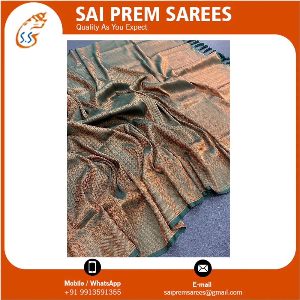 Bulk Supply Party Wear New Design Kuber Pattu Softy Silk Sarees Customized Color At Latest Discounted Price