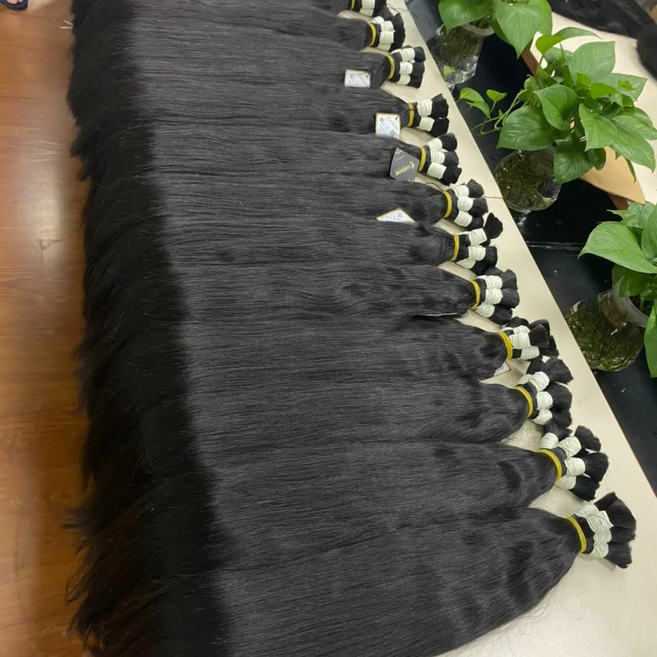 Bulk Hair Cuticle Aligned Hair Top Quality Human Remy Bulk Extension Raw Cuticle Aligned Hair