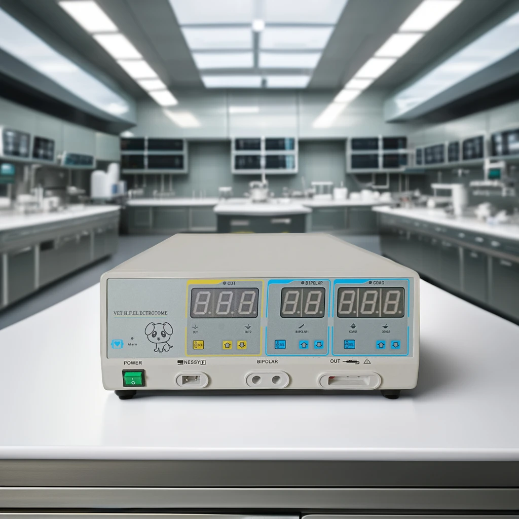 Professional Vet High Frequency Electrotome Veterinary Surgery Electrosurgical Unit Animal Diathermy Machine