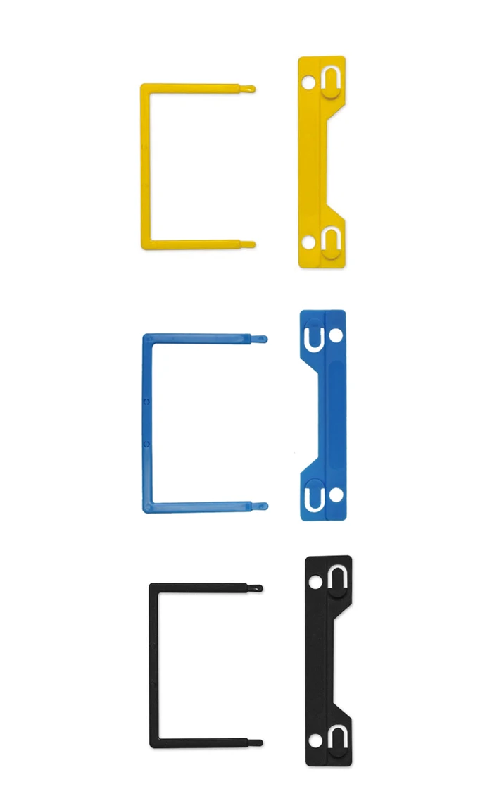 Пластиковая клейкая U-образная застежка для файлов