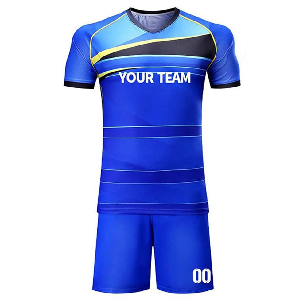 Wholesale Sports Soccer Uniform Custom sublimation Digital Printing Design Football Soccer Kit Soccer Uniform