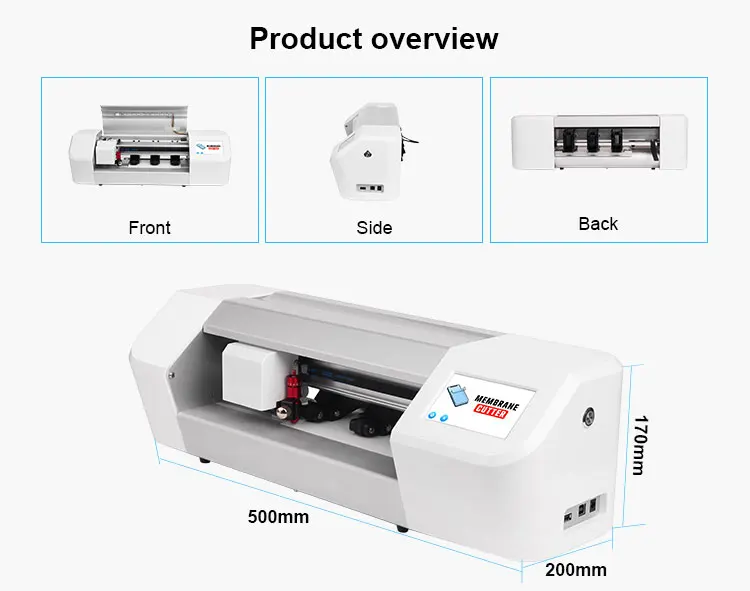 Gel Screen Protector Machine Tpu Hydrogel Film Skin Sticker Cut Plotter Tpu Film Sheet Die Cutting Machine