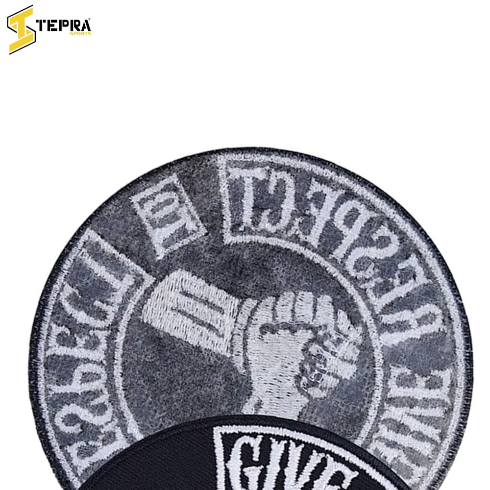 in Different Design Hand Made Newest Embroidery Patches by TEPRA SPORTS Make Your Own Product
